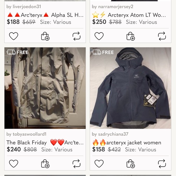 Arcteryx SCAMMERS!! Be aware!!! - Picture 3 of 6